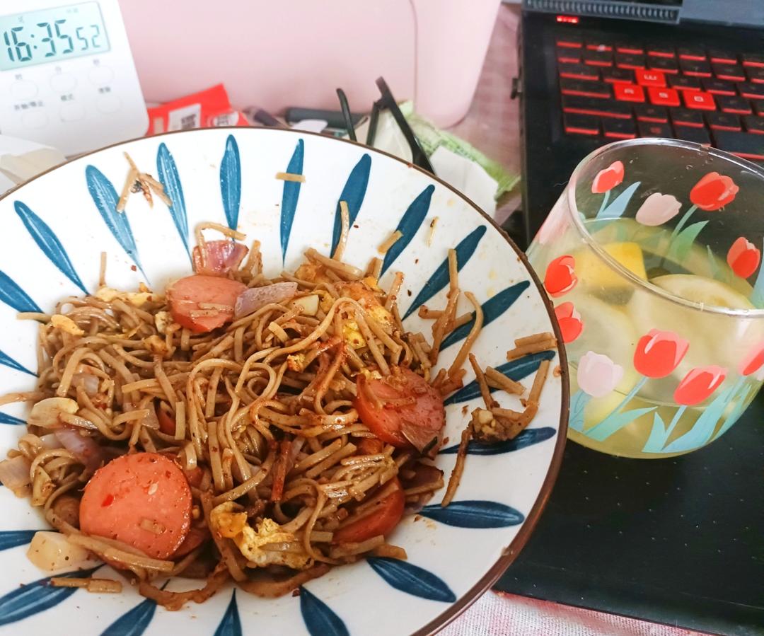 快手炒荞麦面 香辣口味