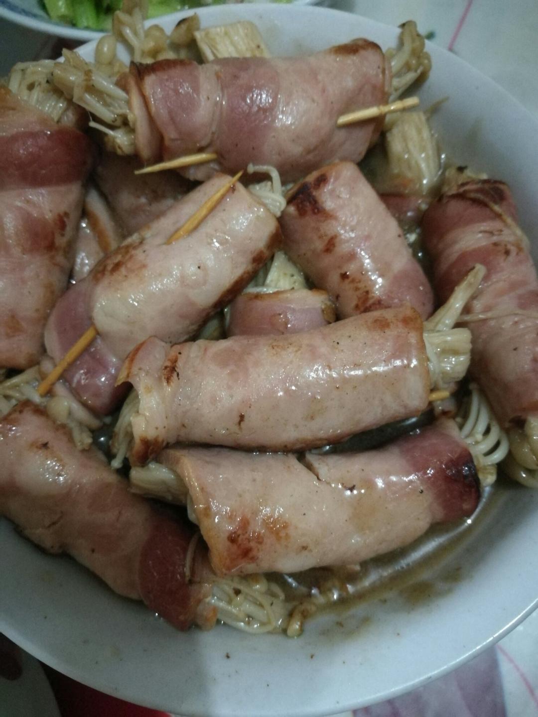 金针菇培根卷
