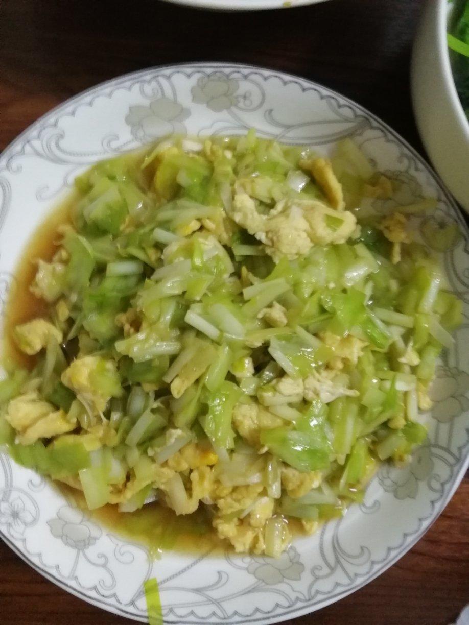 老丁的私房菜－韭黄炒鸡蛋