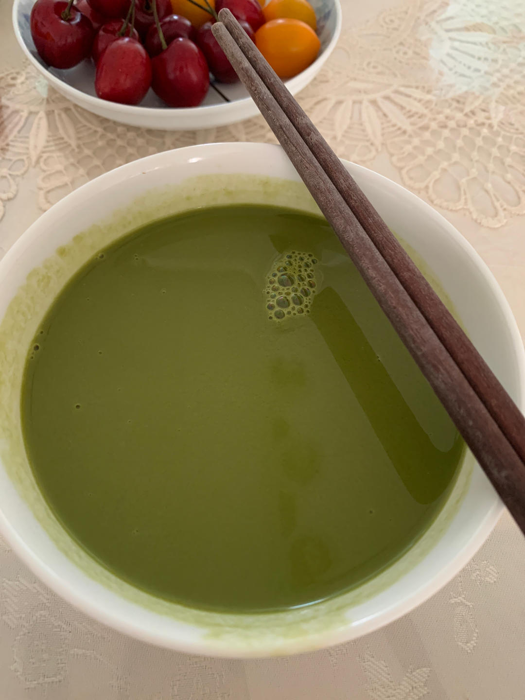 破壁机之菠菜山药糊