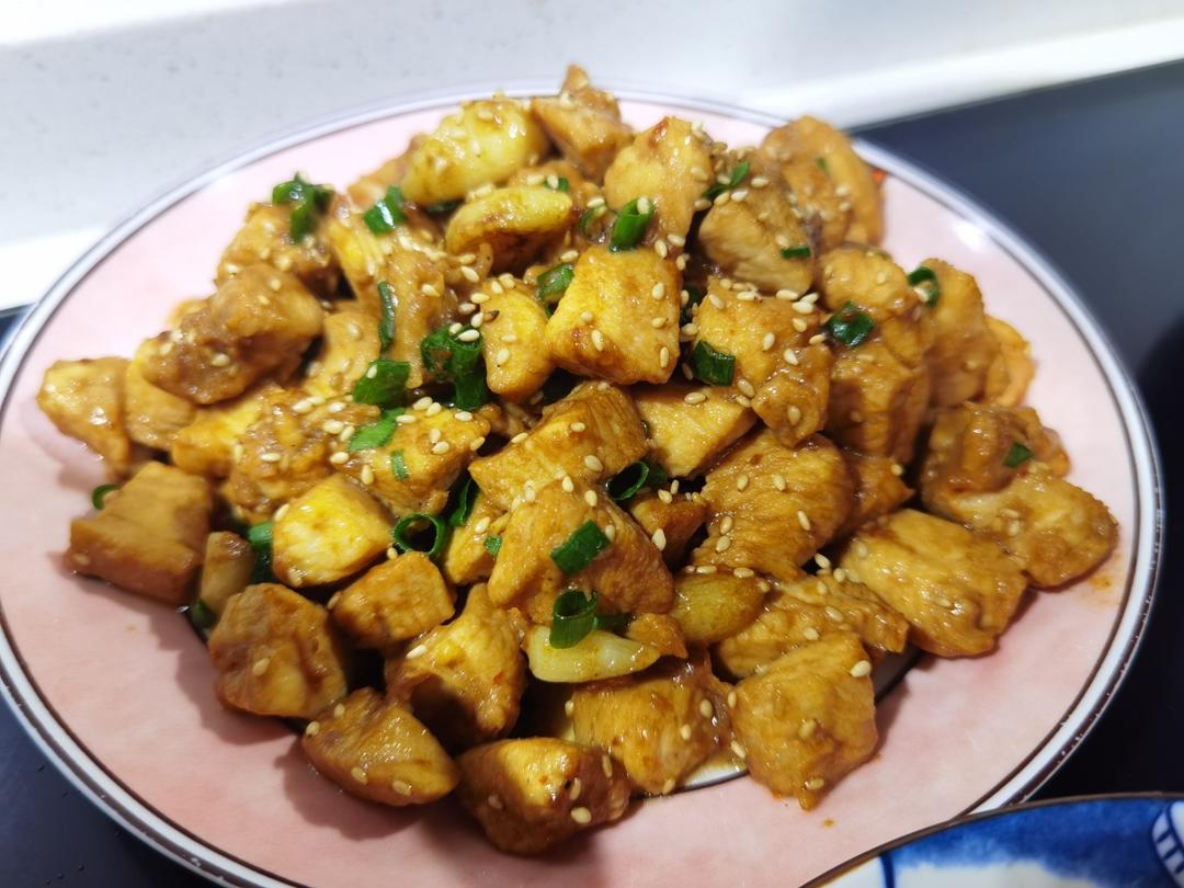 孜然蒜香鸡胸肉