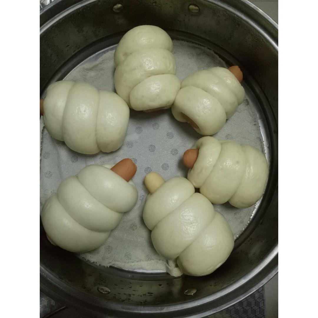 快手火腿卷～一次发酵