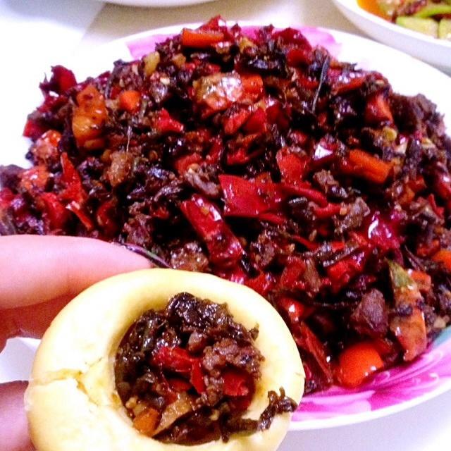 辣炒牦牛肉的做法