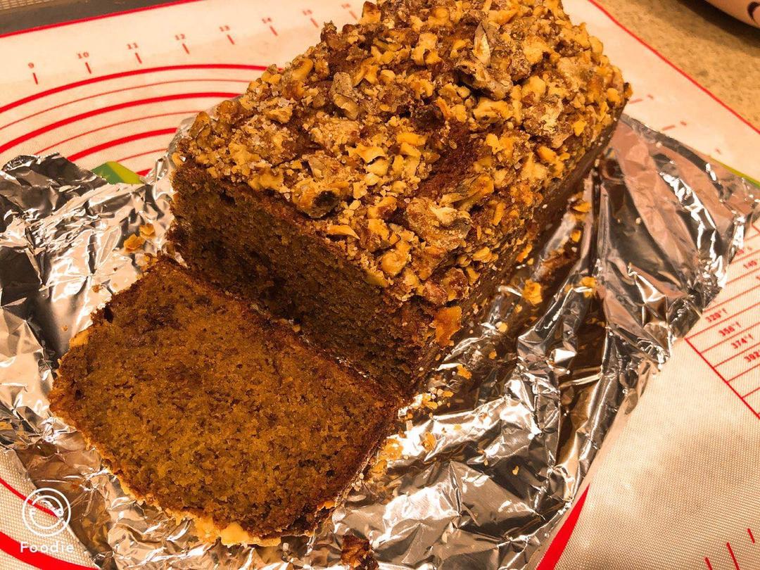 香蕉核桃磅蛋糕 Banana & Walnut Pound Cake