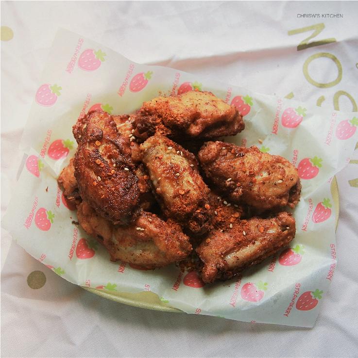 香脆辣味炸鸡翅