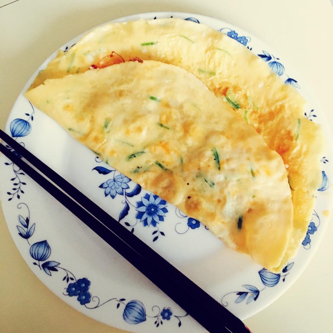 葱花鸡蛋饼