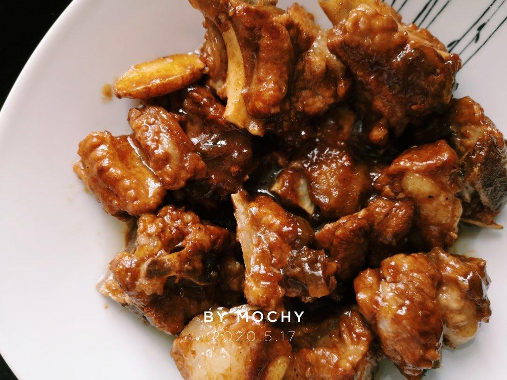 梅子排骨（无油、铸铁锅）