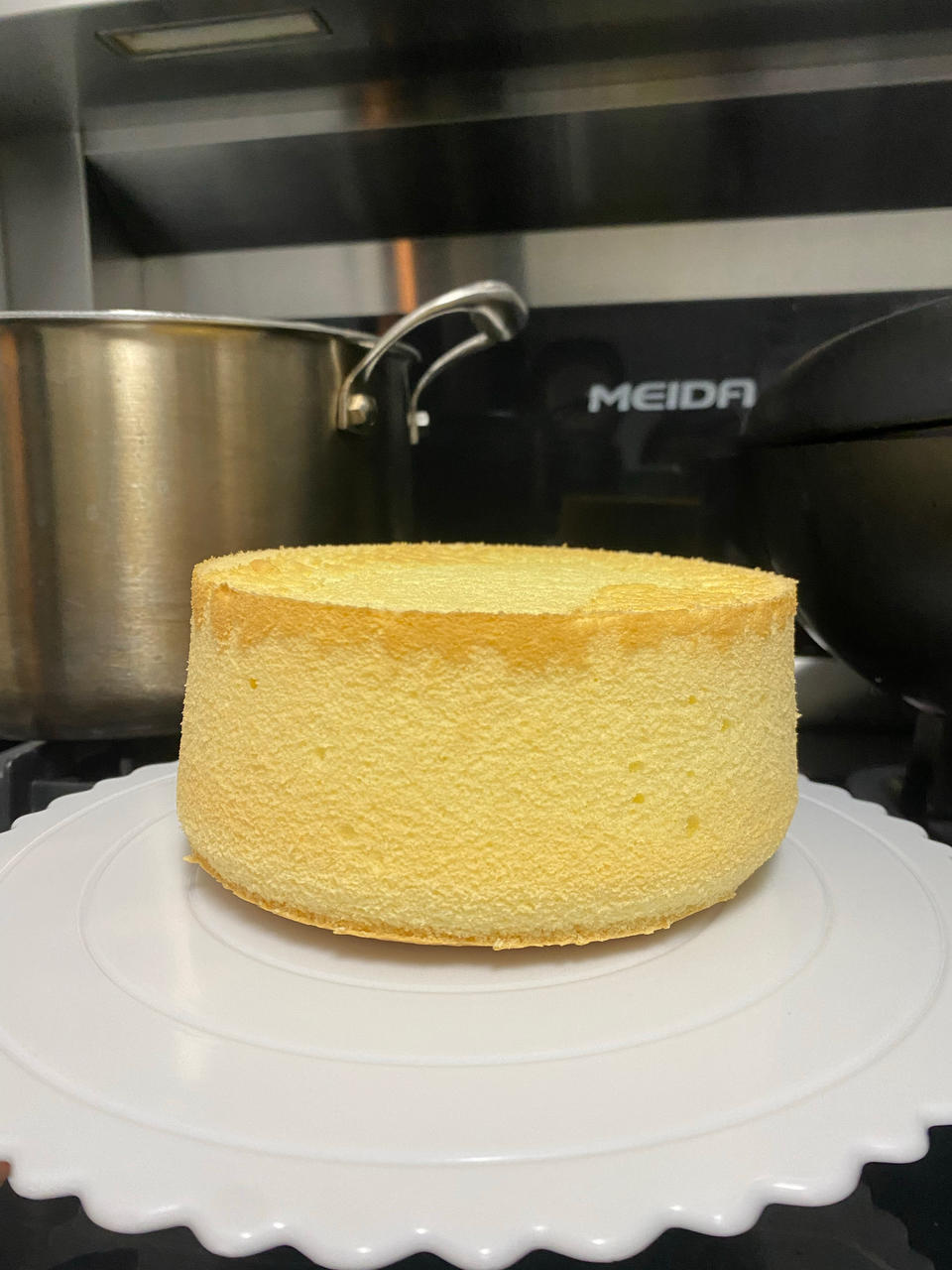 超柔软6寸戚风蛋糕(附8寸配方)零失败 超详细‼️含操作视频