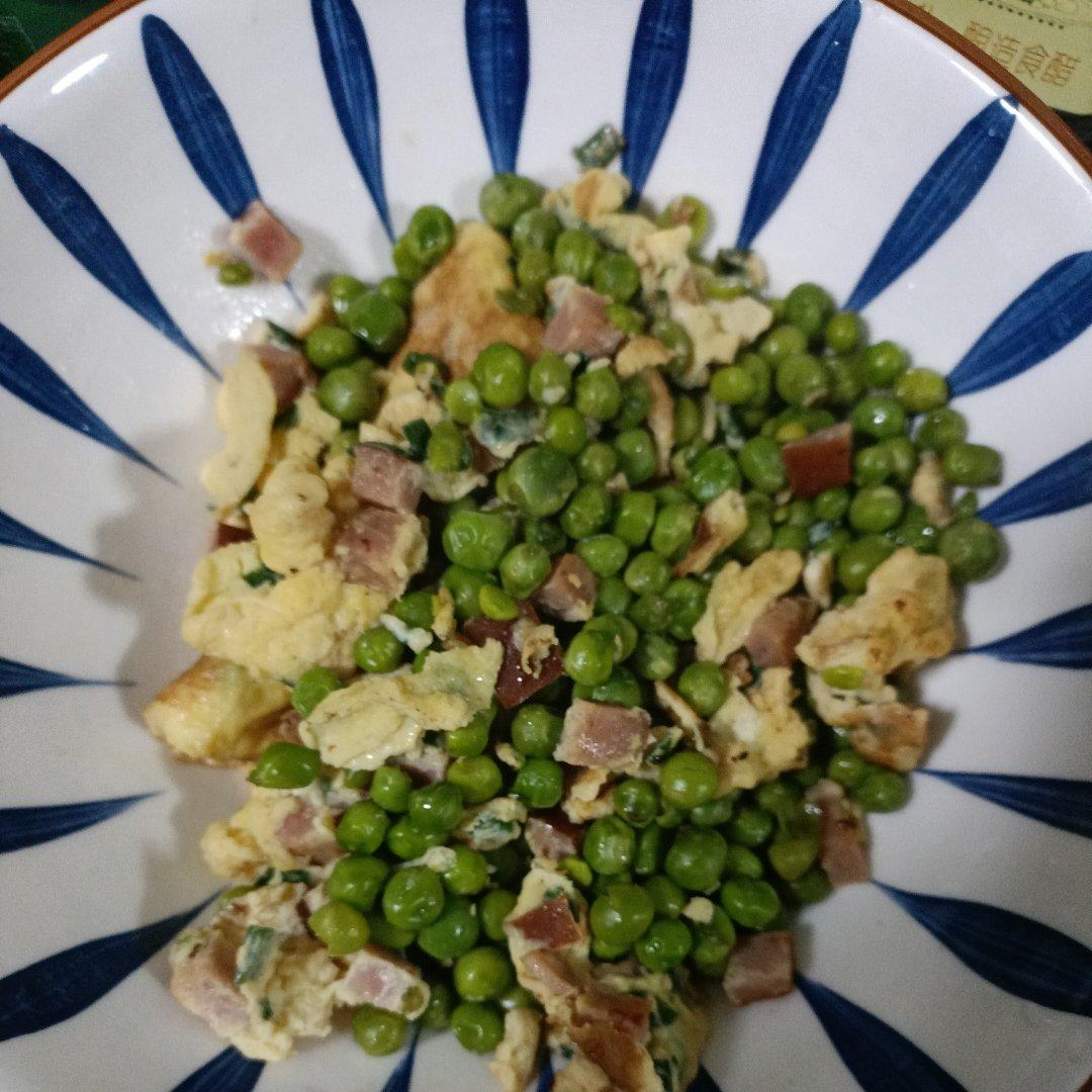 豌豆炒鸡蛋