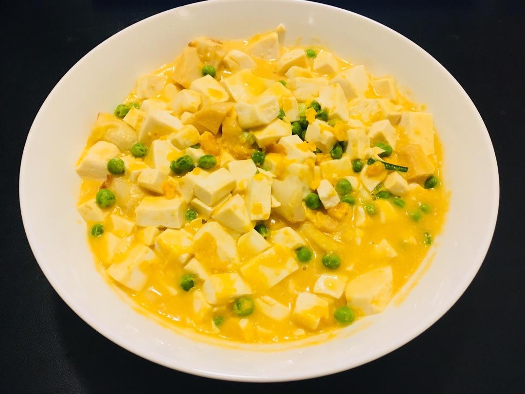 咸蛋黄豆腐