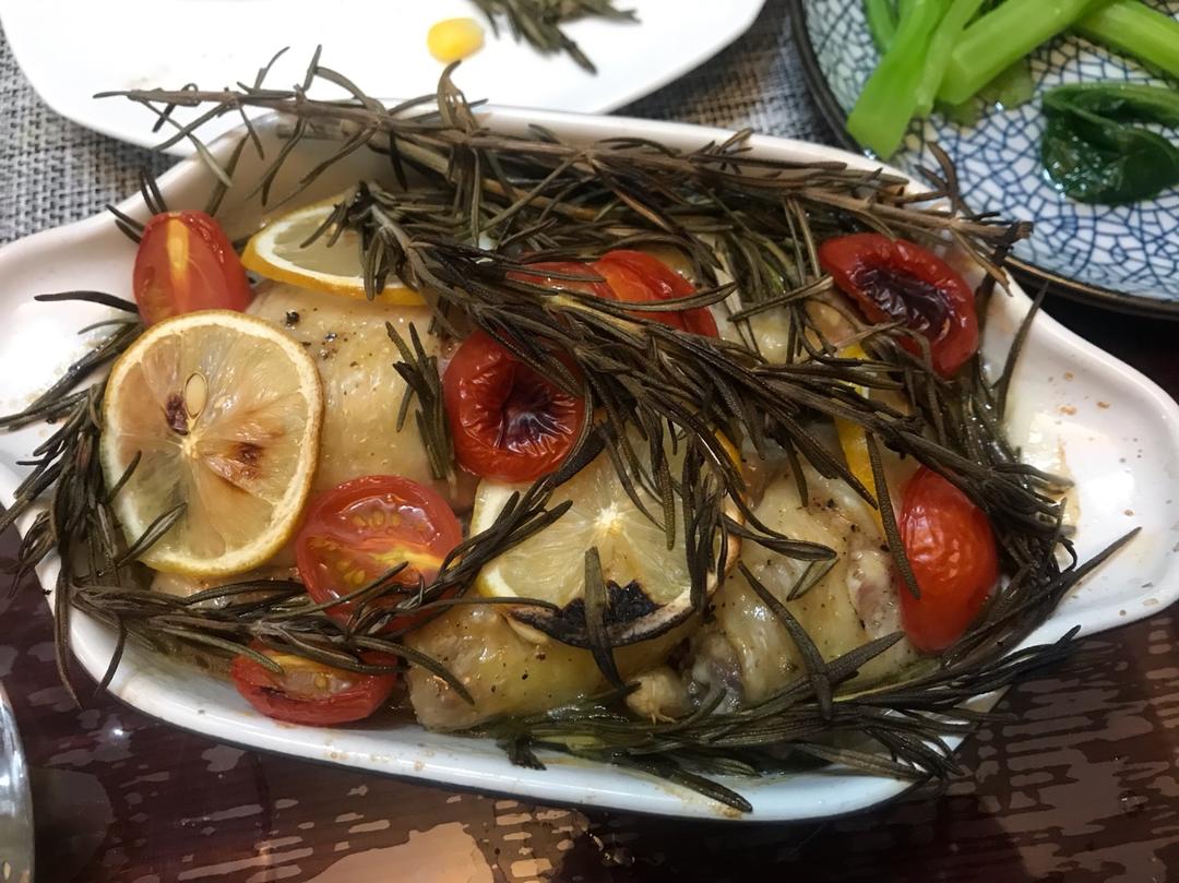 迷迭香柠檬烤鸡腿（或鸡翅）