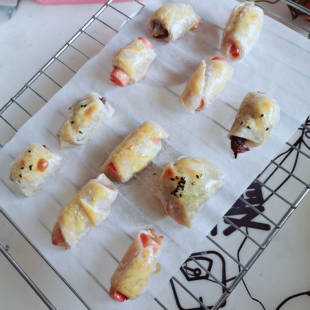 快手早餐培根卷（手抓饼版）