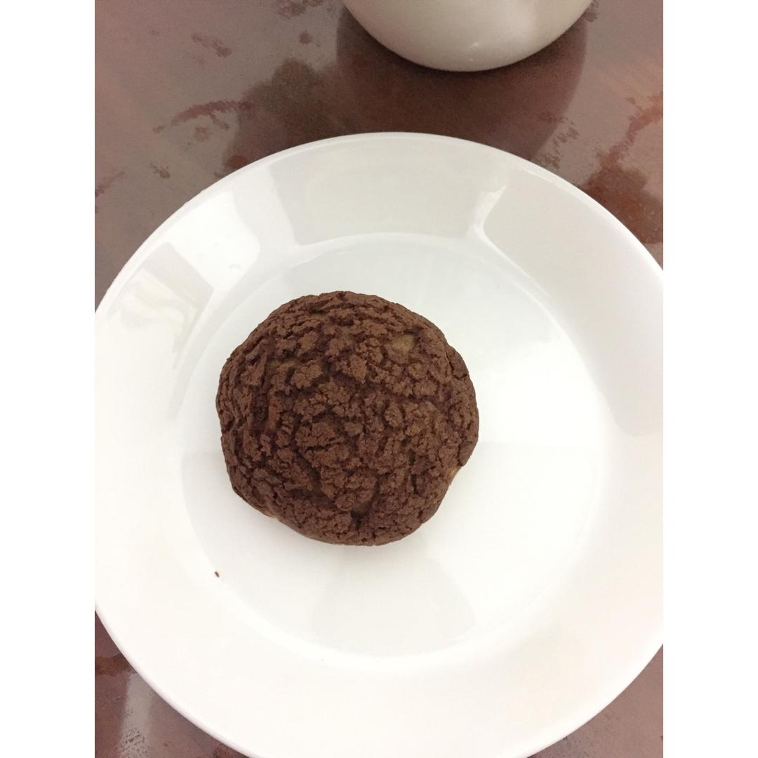 巧克力酥皮泡芙