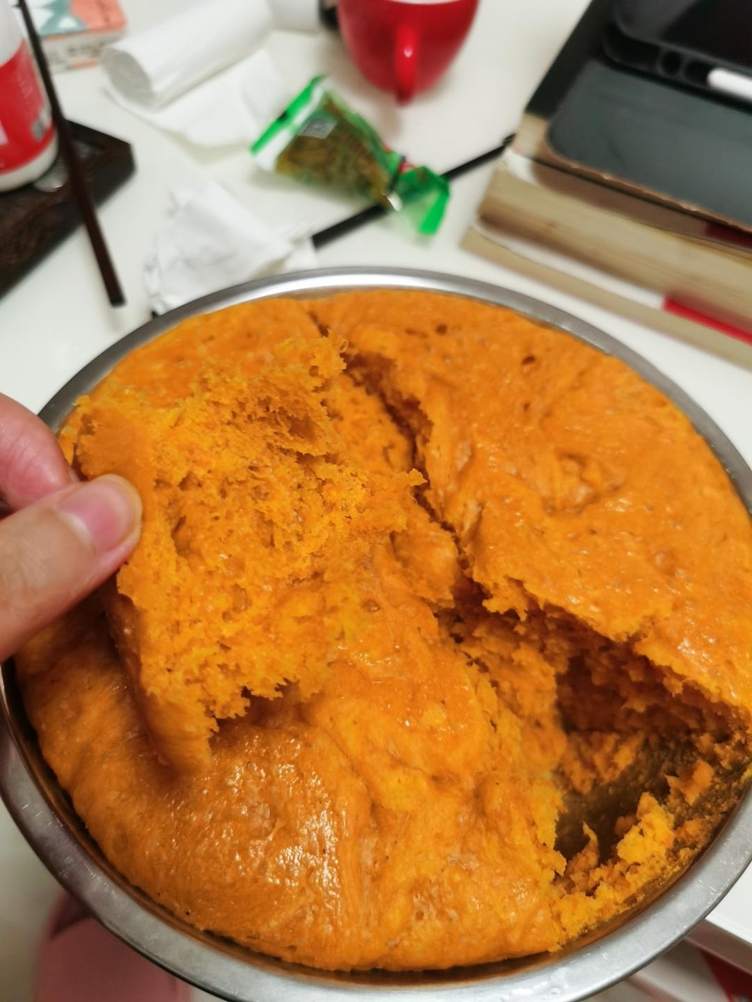 不塌不粘牙的南瓜发糕