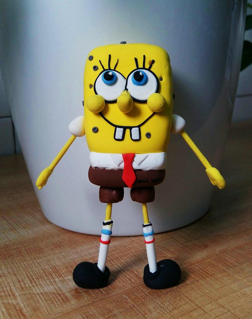 【原创】海绵宝宝双层馒头（中式汉堡）