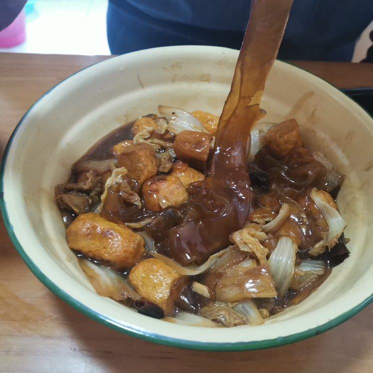 娃娃菜炒粉条