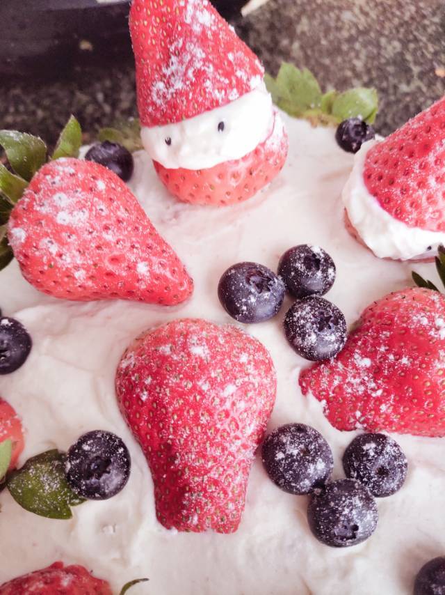 圣诞呆萌裸蛋糕