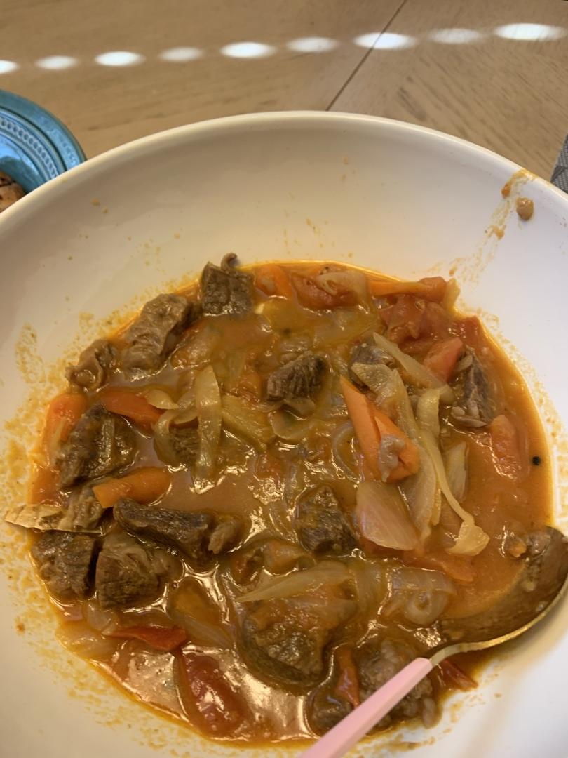 番茄炖牛肉