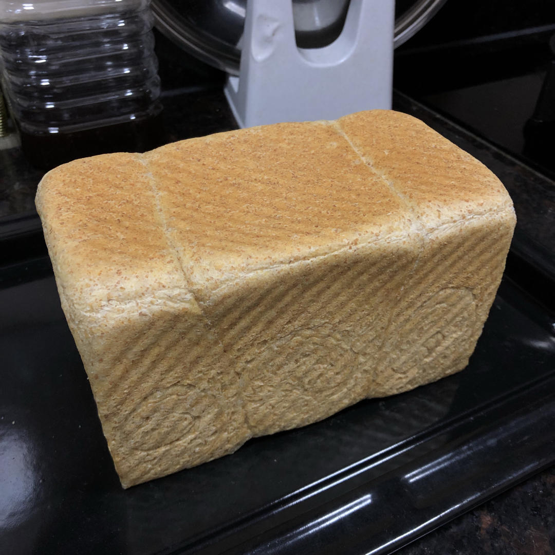 《超低糖油の基础手揉早餐三明治全麦吐司》｜附自制傻瓜吐司模具=ω=