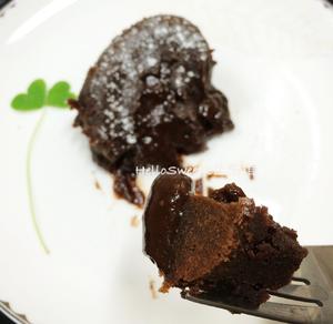 巧克力熔岩蛋糕【心太软】的做法 步骤6