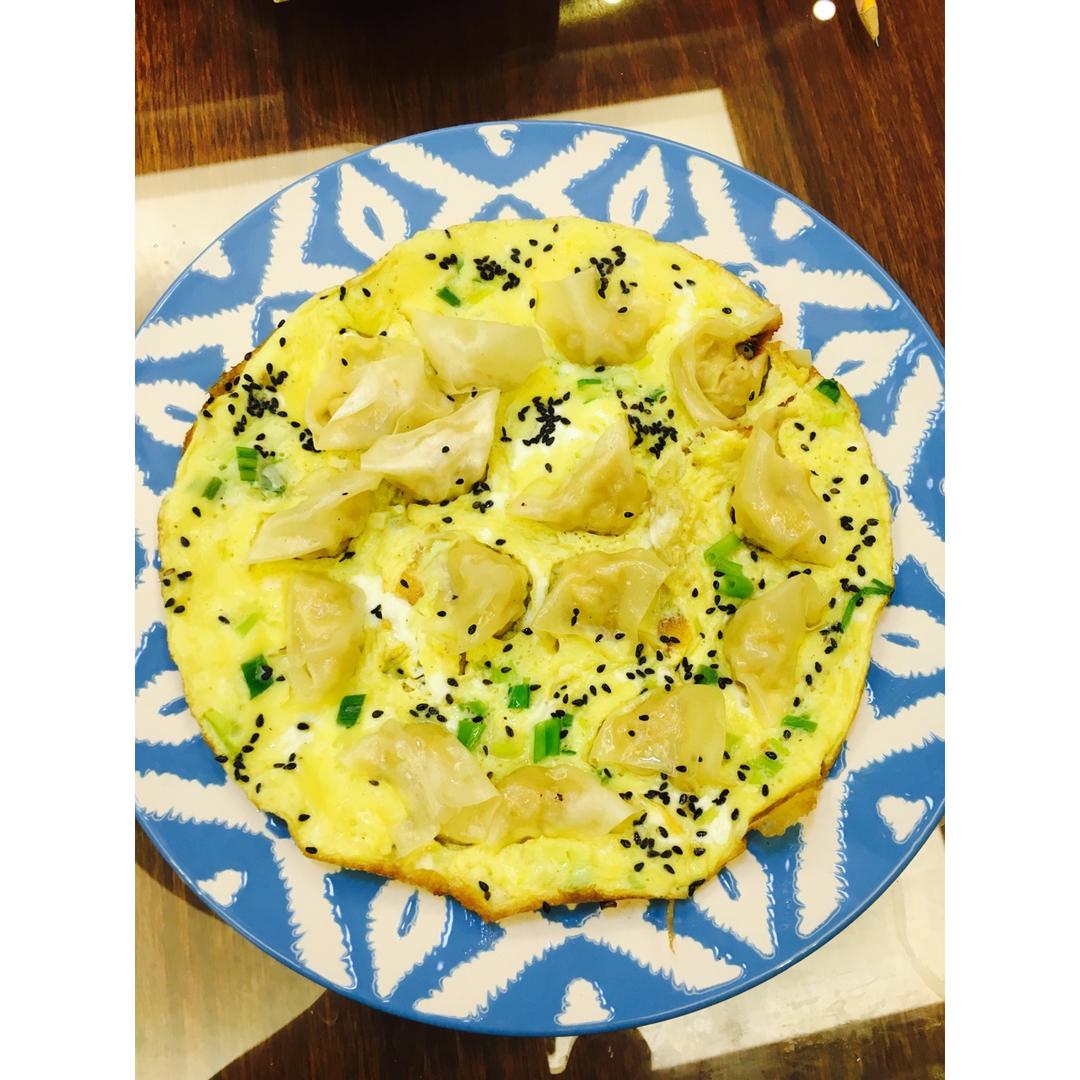 抱蛋煎馄饨
