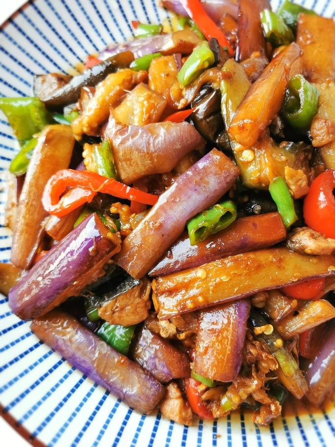 咸鱼烧茄子（非油炸版）的做法