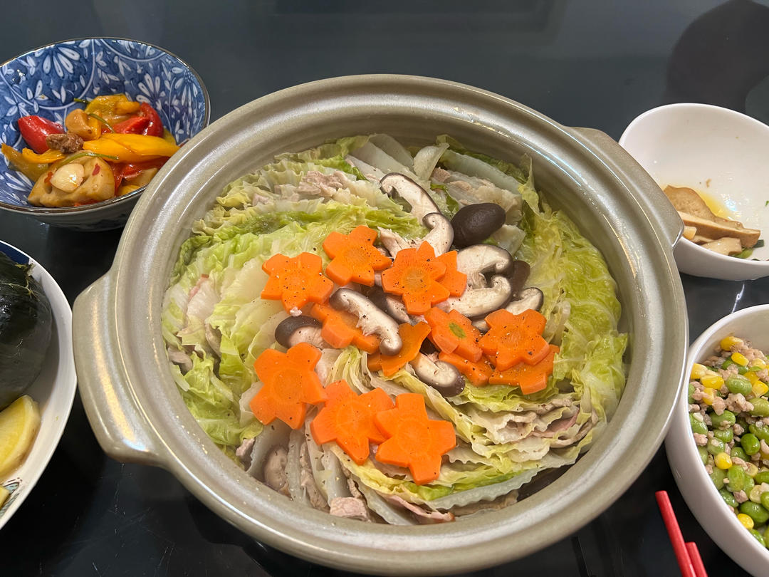 日式猪肉白菜锅(小栗旬广告)