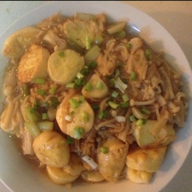 超级下饭菜--金针菇日本豆腐