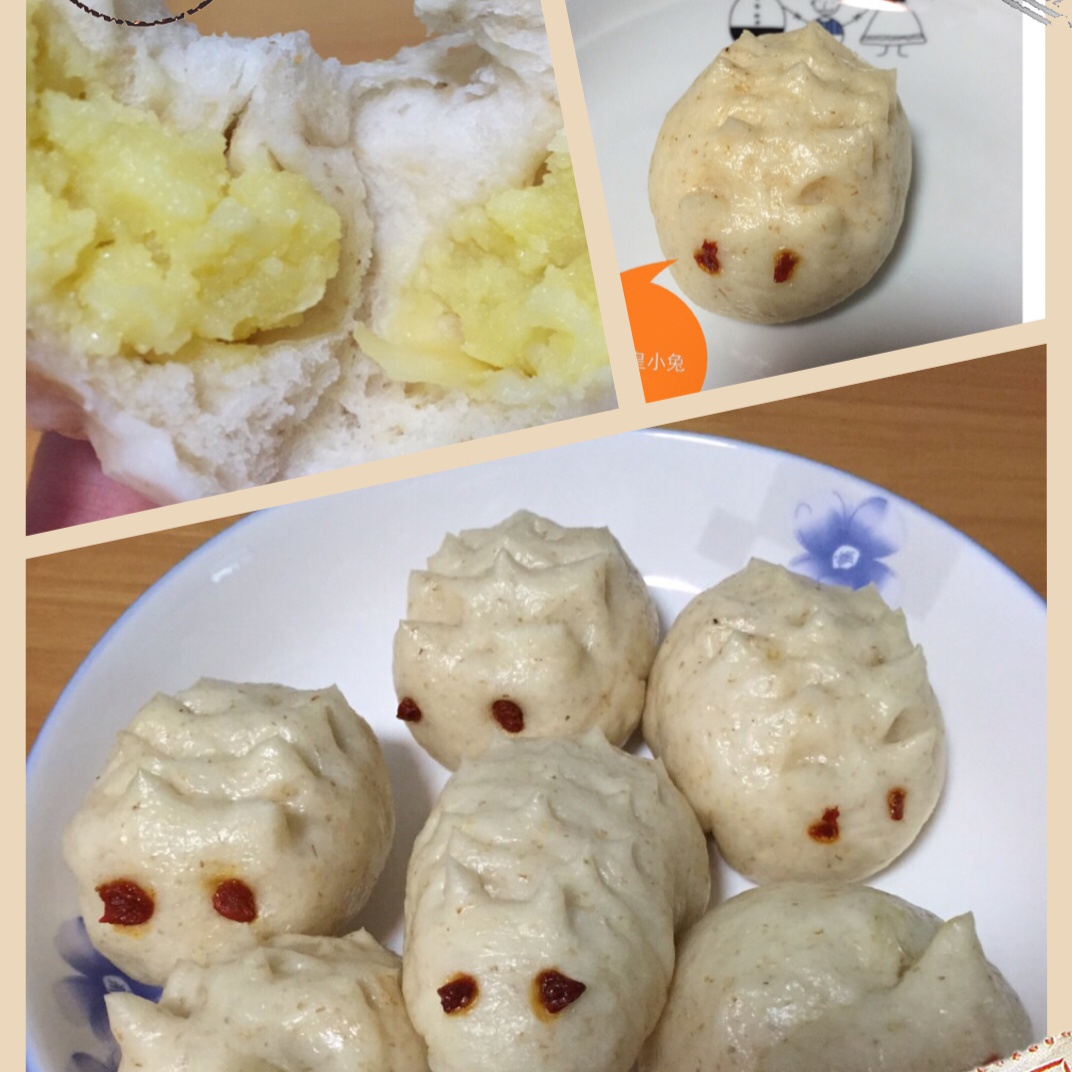 自制奶黄包