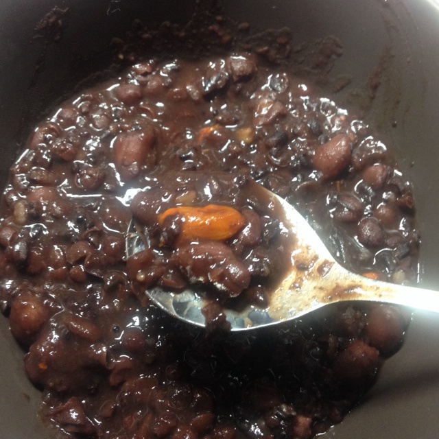 红豆黑米美颜粥