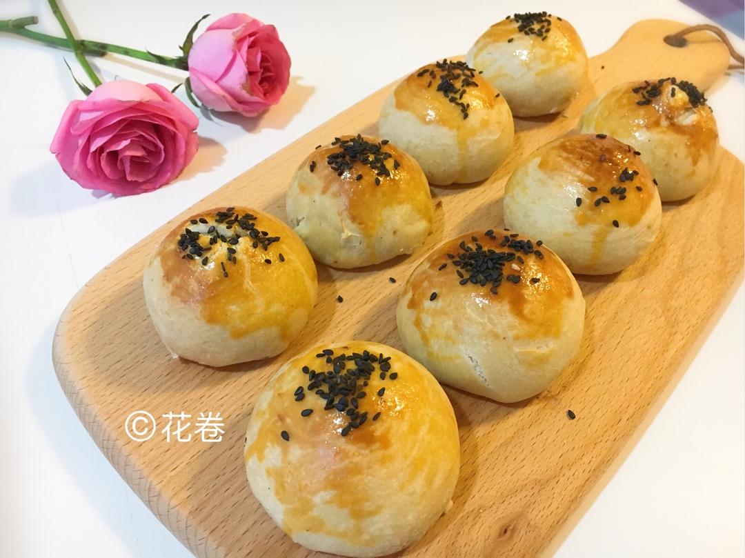 肉松麻薯蛋黄酥💕