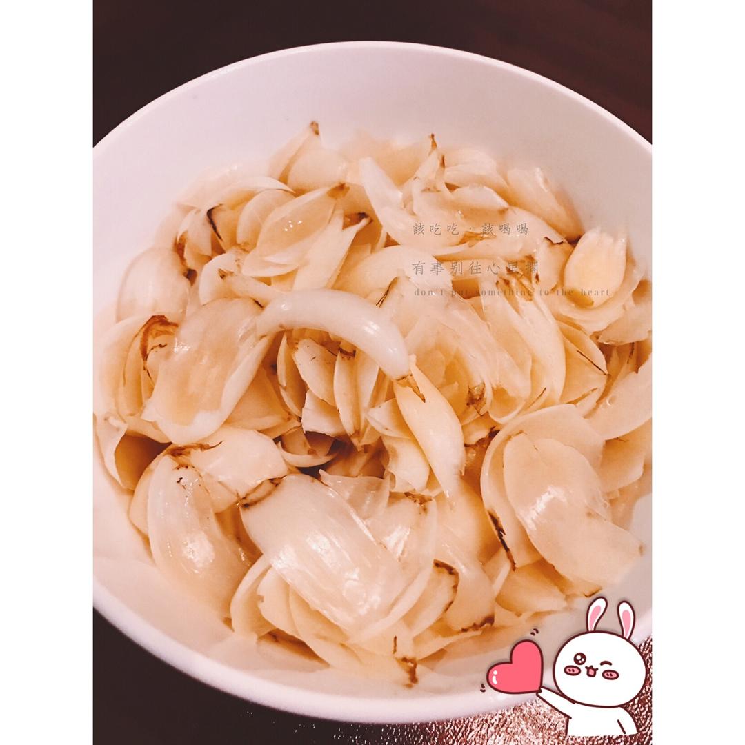 小昊纸做的蜂蜜蒸鲜百合