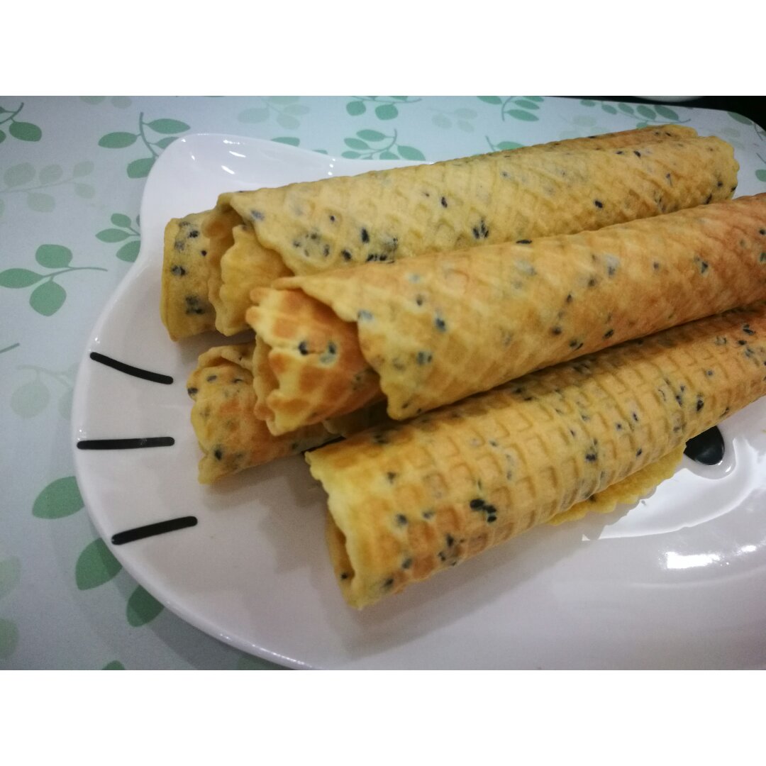 黑芝麻蛋卷