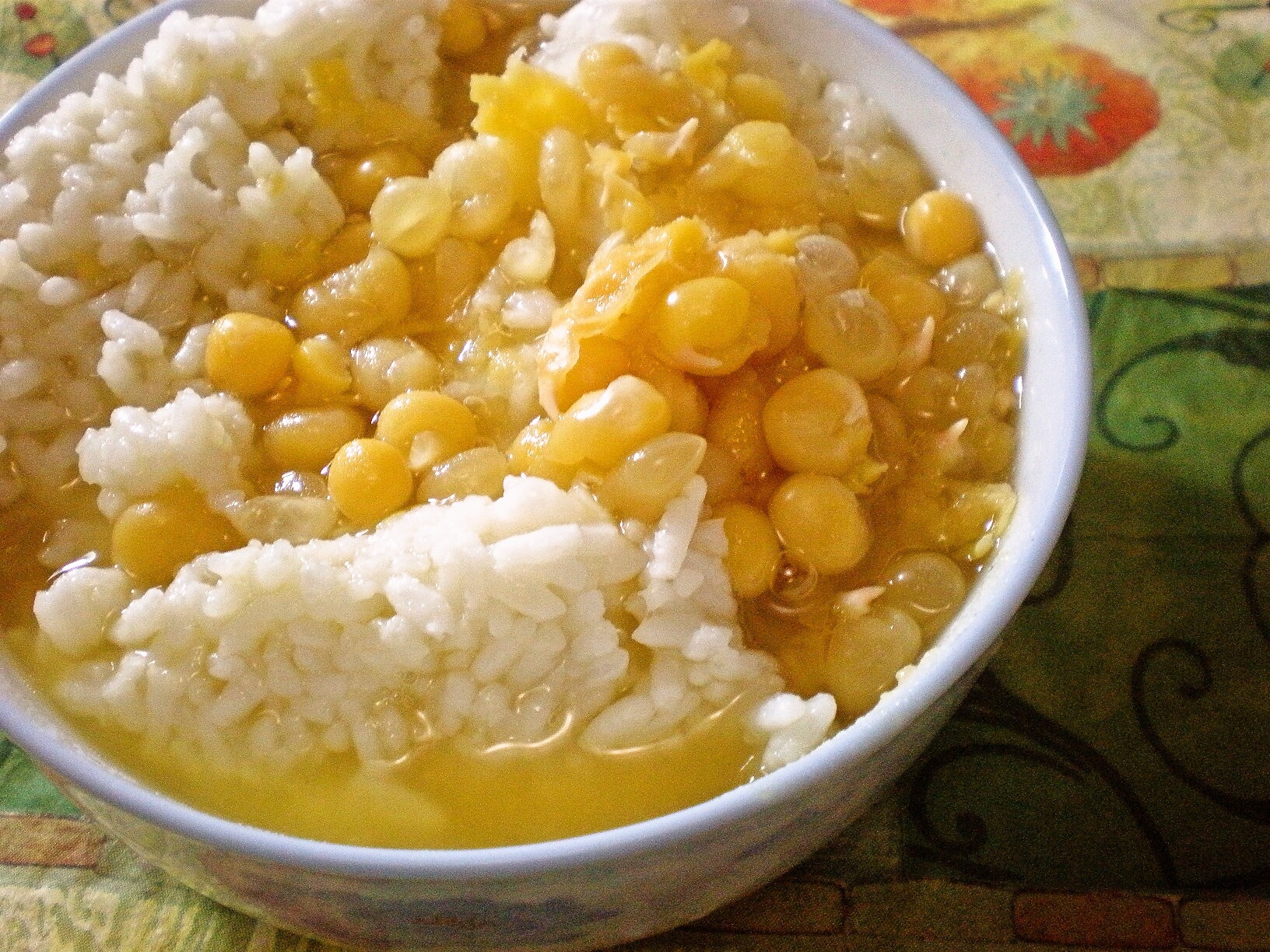 豆汤豌豆尖