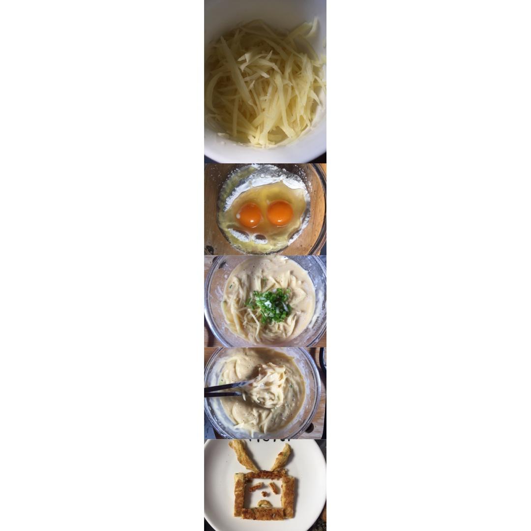 土豆鸡蛋煎饼