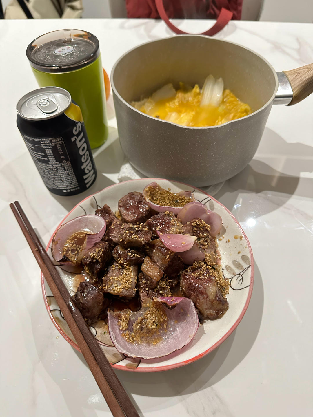 空气炸锅盐葱牛肋条