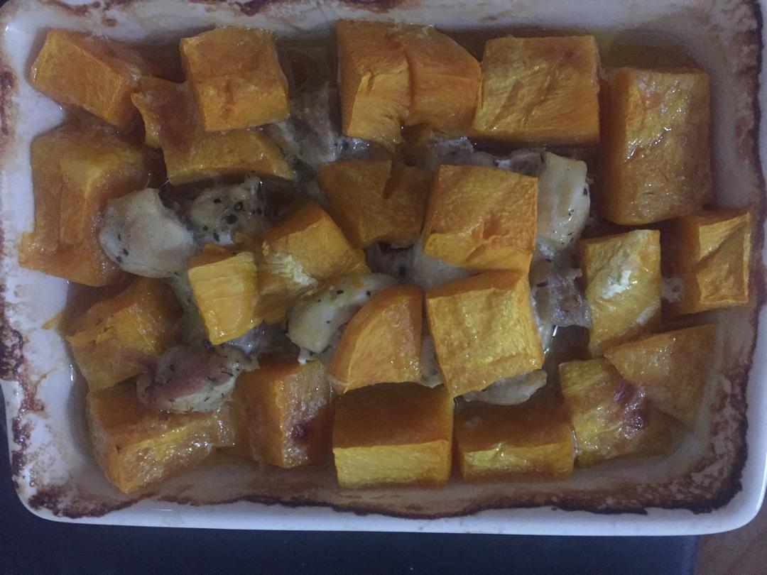 【健康三餐】百里香南瓜烤鸡胸
