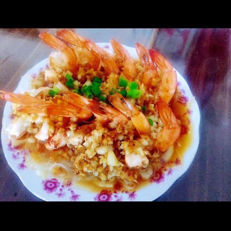 蒜蓉粉丝蒸虾