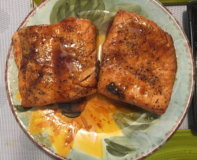 煎烤三文鱼的做法