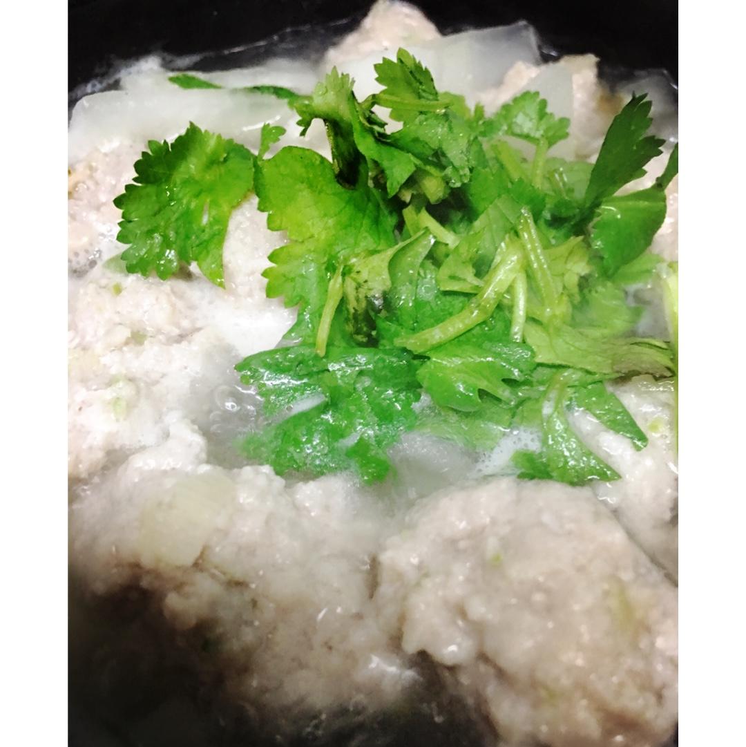 冬瓜汆丸子汤