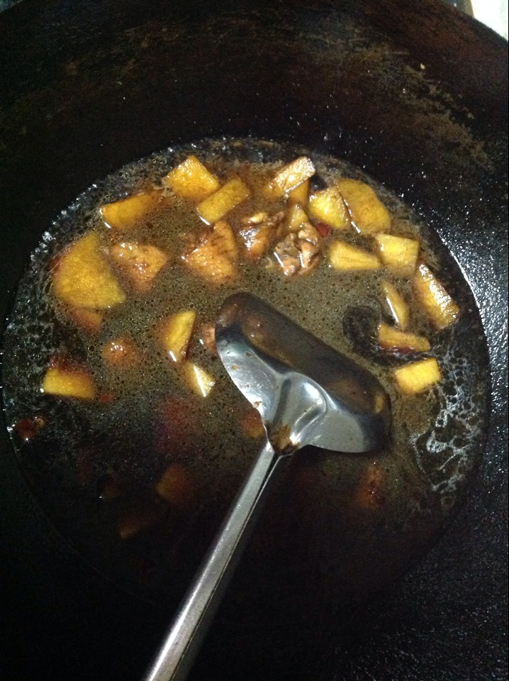 鸡翅土豆火腿饭的做法 步骤5