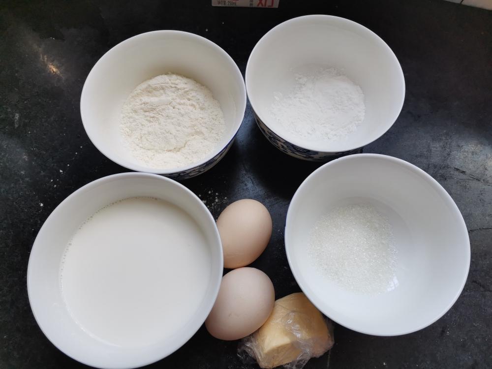 纯奶手撕吐司的做法 步骤1