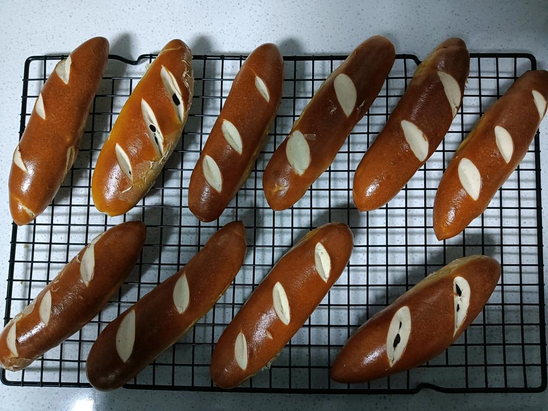 德式碱水面包｜红豆碱水面包｜0糖低卡｜超快手｜免发酵｜免手套膜｜免冷冻