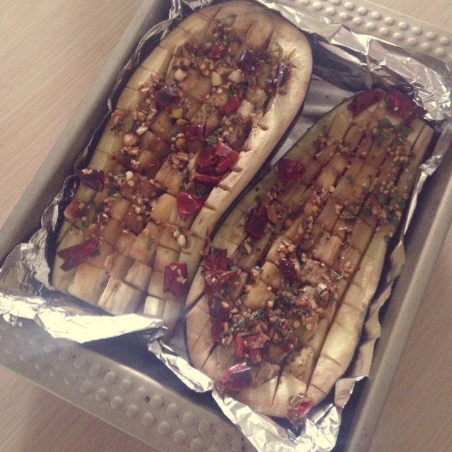 蒜香烤茄子