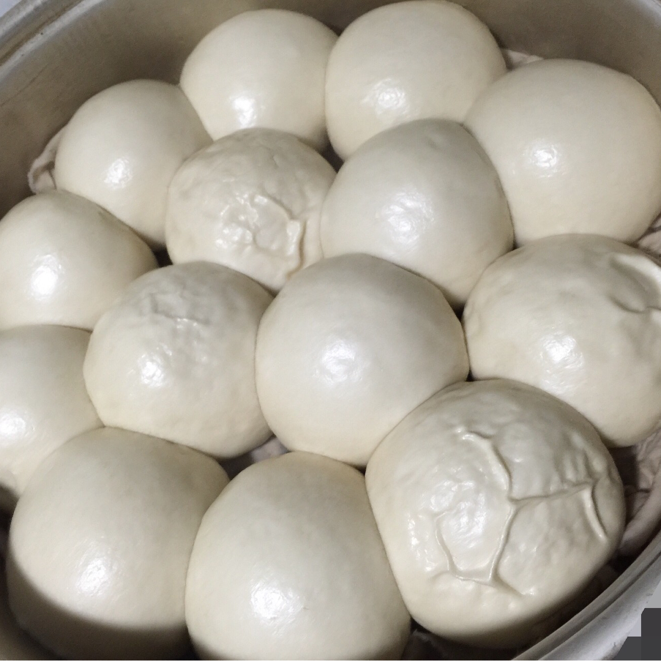 西瓜西瓜大肚皮做的蒸馒头