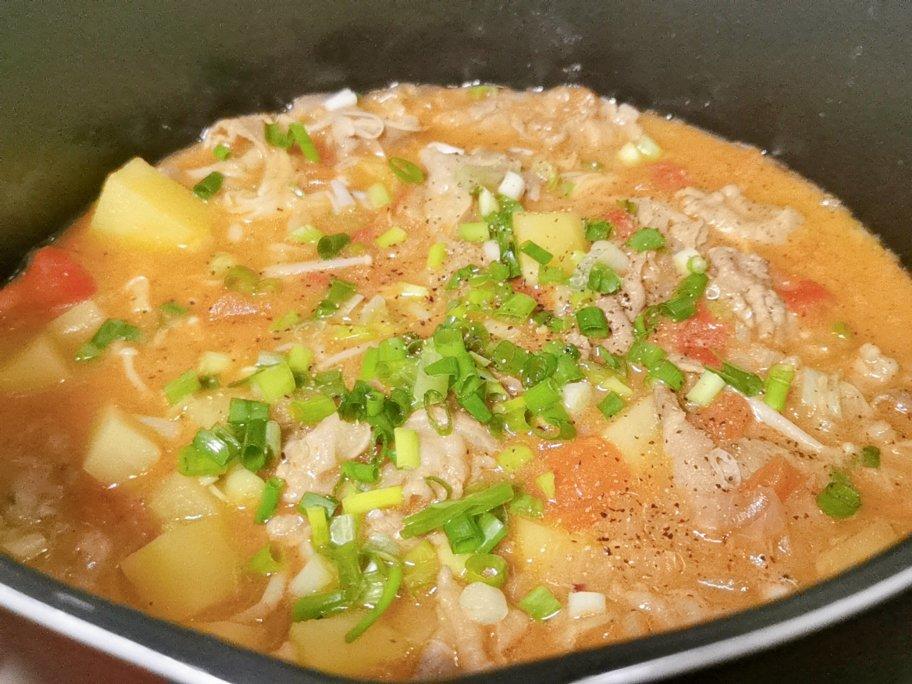 番茄土豆肥牛锅