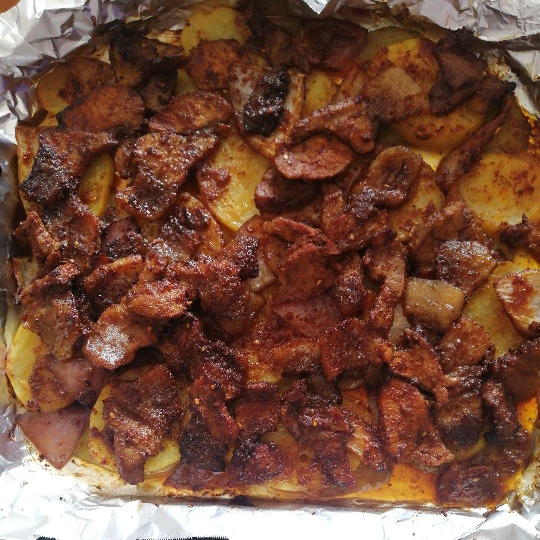 五花肉烤土豆片（北鼎烤箱食谱）