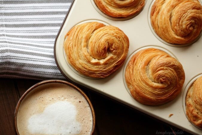 Cruffin croissant&muffin可颂🥐➕玛芬=可芬的做法