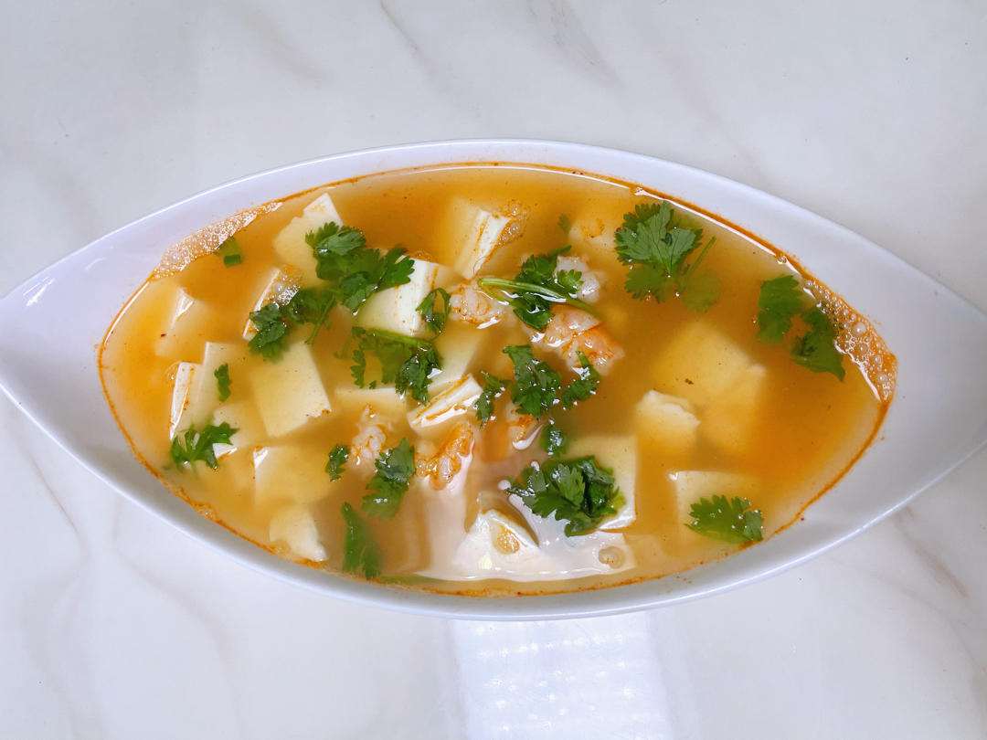 快手～鲜虾豆腐