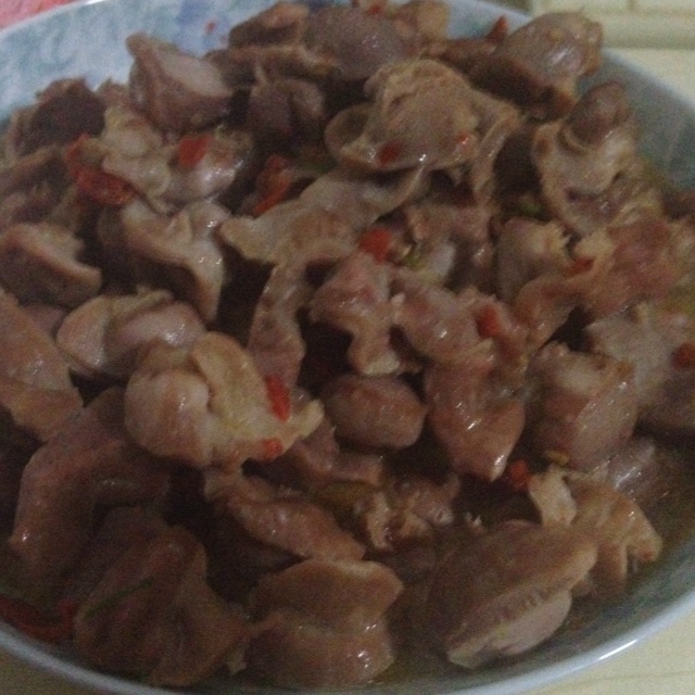 剁椒辣炒鸡胗